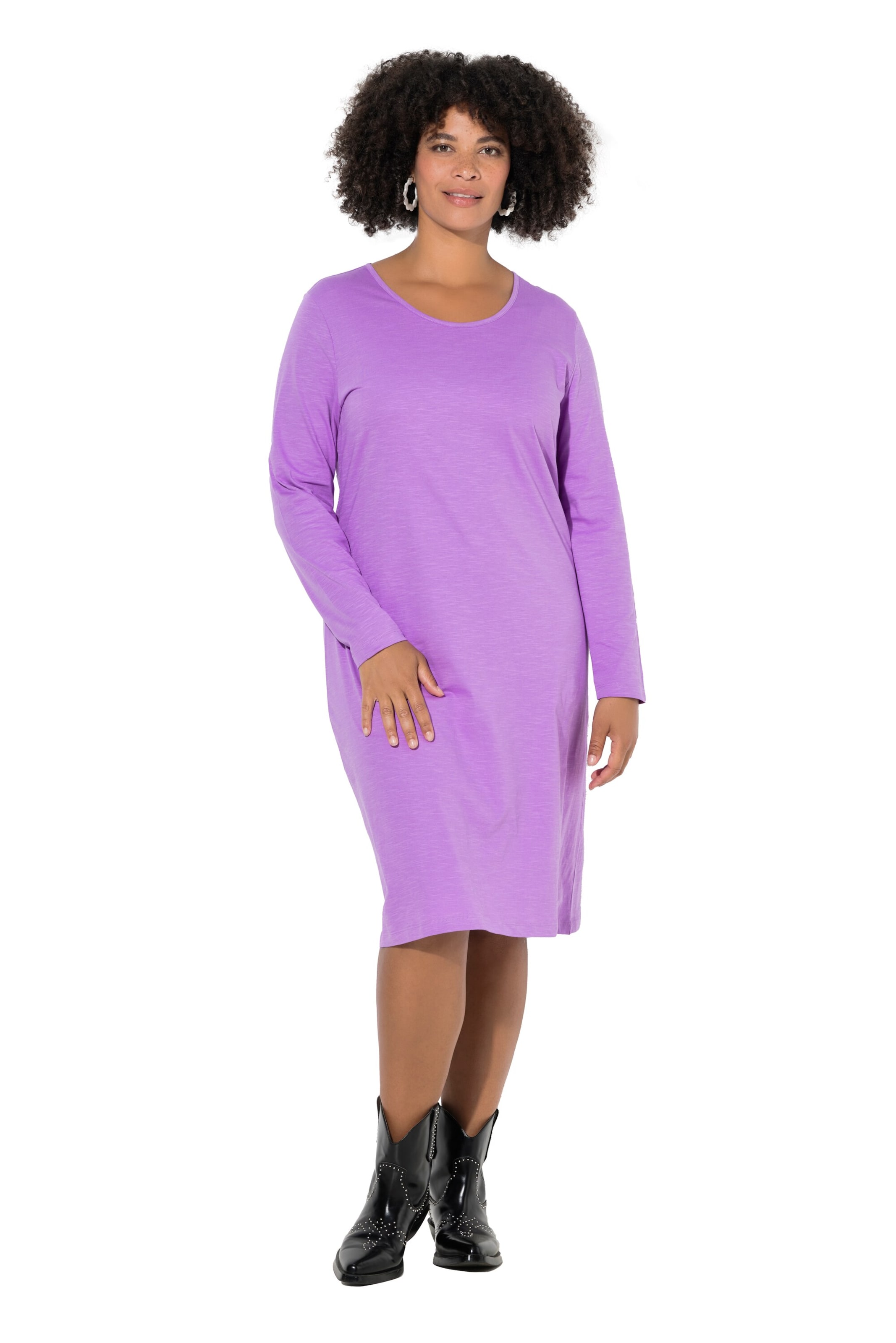 Angel of Style Dress in Purple: front
