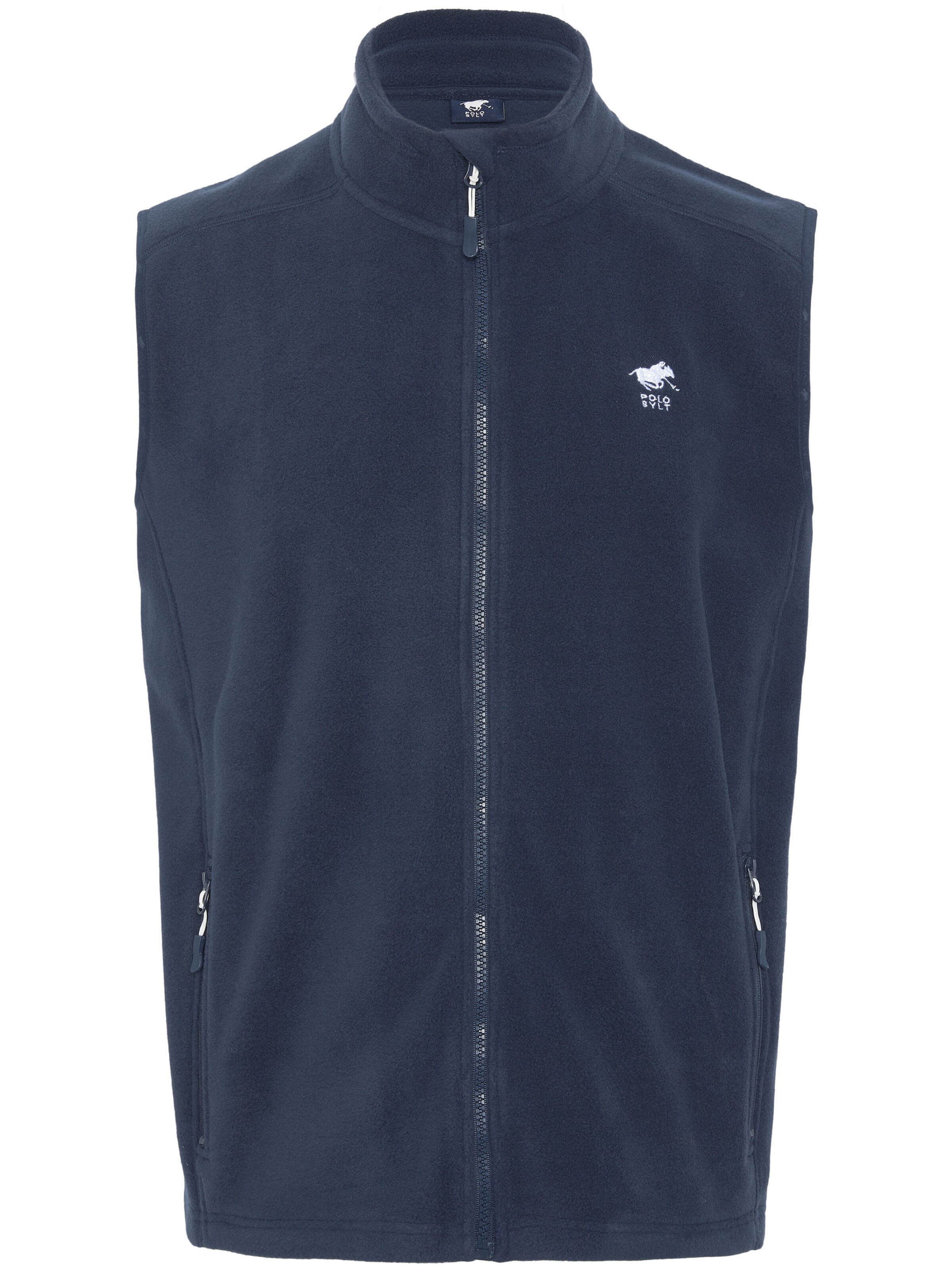Polo Sylt Vest in Blue: front