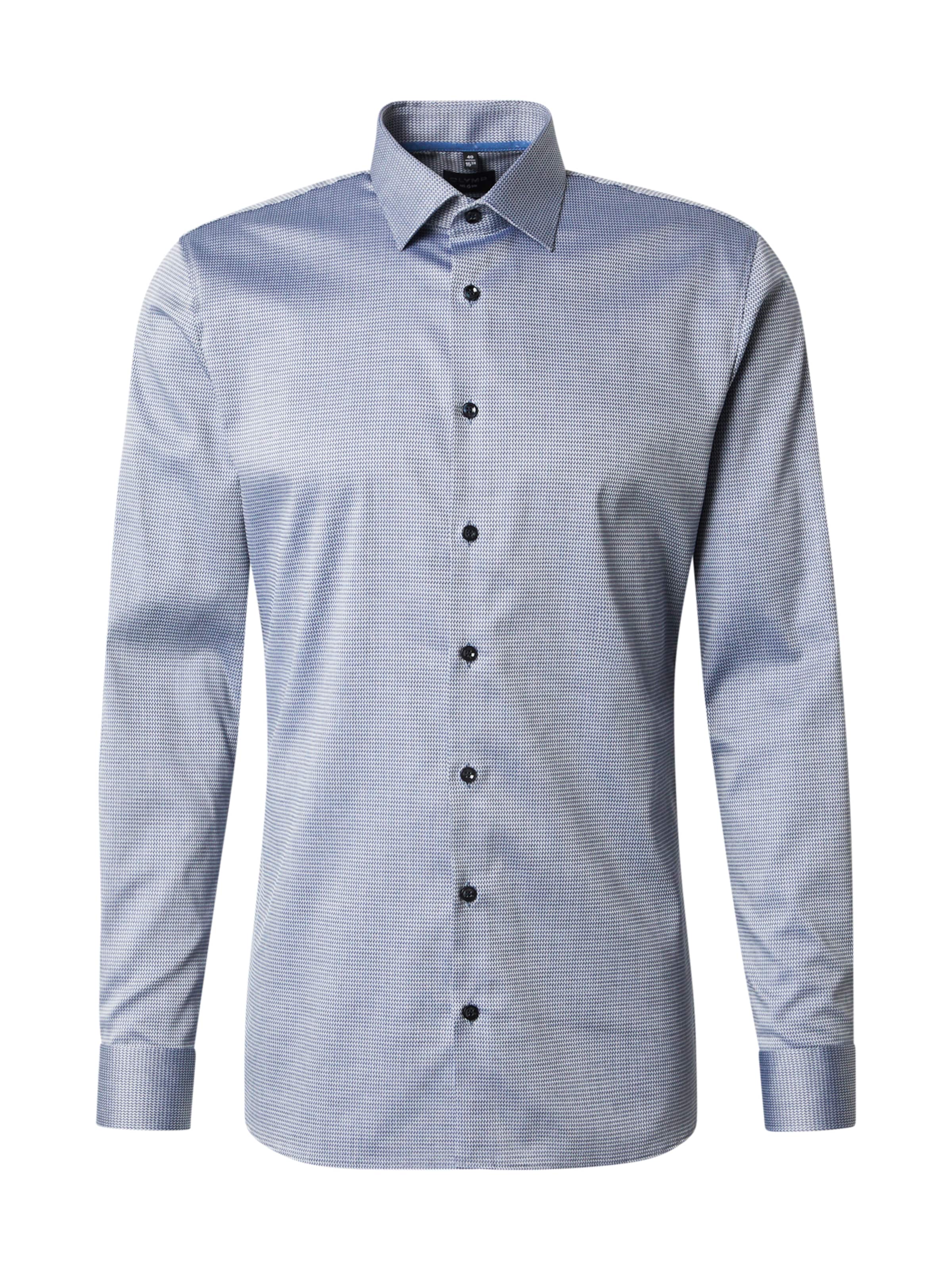 OLYMP Kitsas lõige Triiksärk, värv sinine: eest vaates