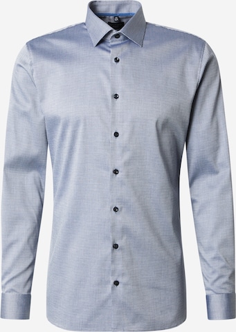 OLYMP - Camisa de negocios en azul: frente
