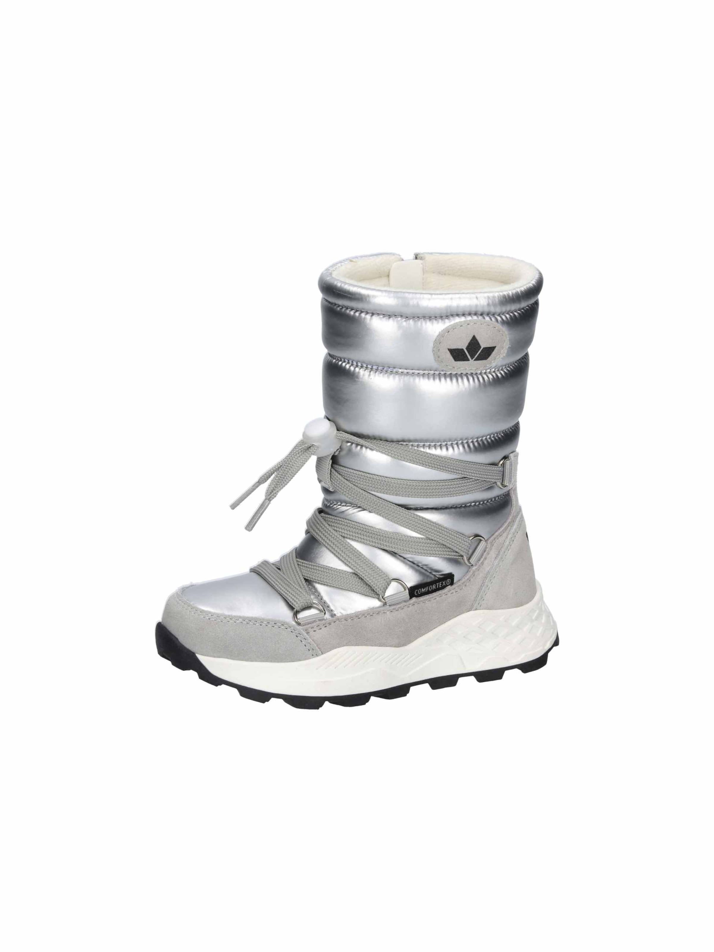 LICO Snow Boots 'Sindri' in Silver: front