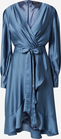 Robe SWING en bleu : devant