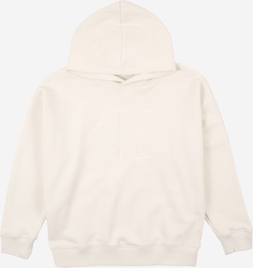 Felpa di Calvin Klein Jeans in beige: frontale