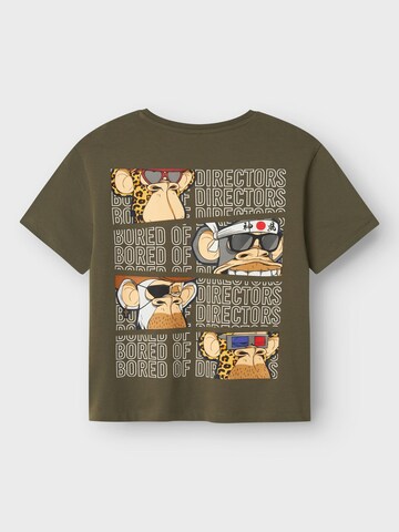 NAME IT Shirt 'Bored' in Green