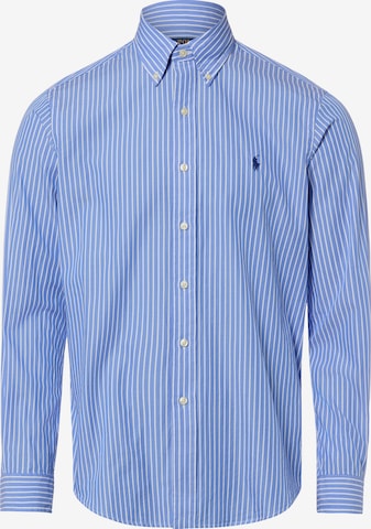 Chemise Polo Ralph Lauren en bleu : devant