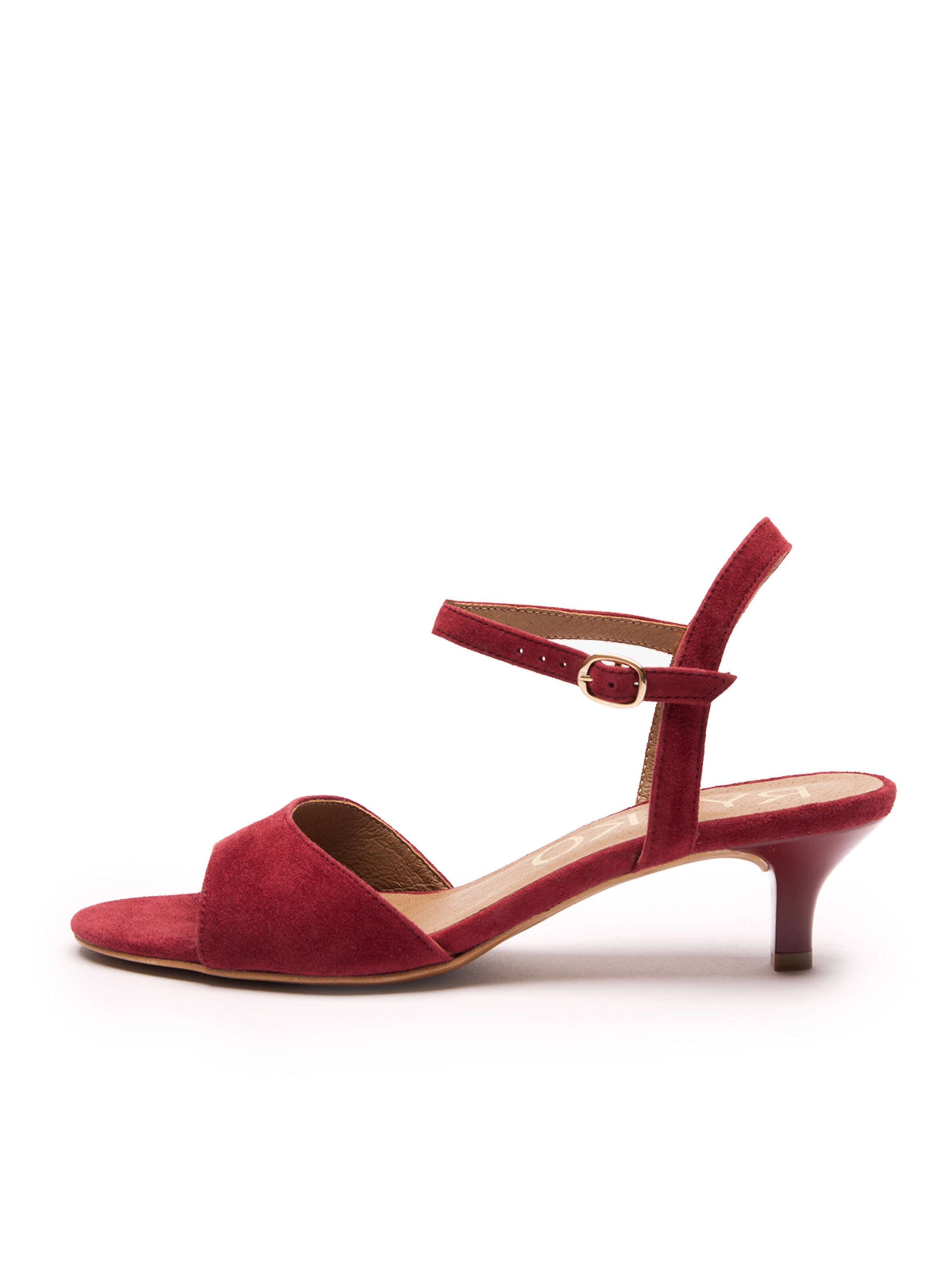 RYŁKO Sandaal in Rood: voorkant