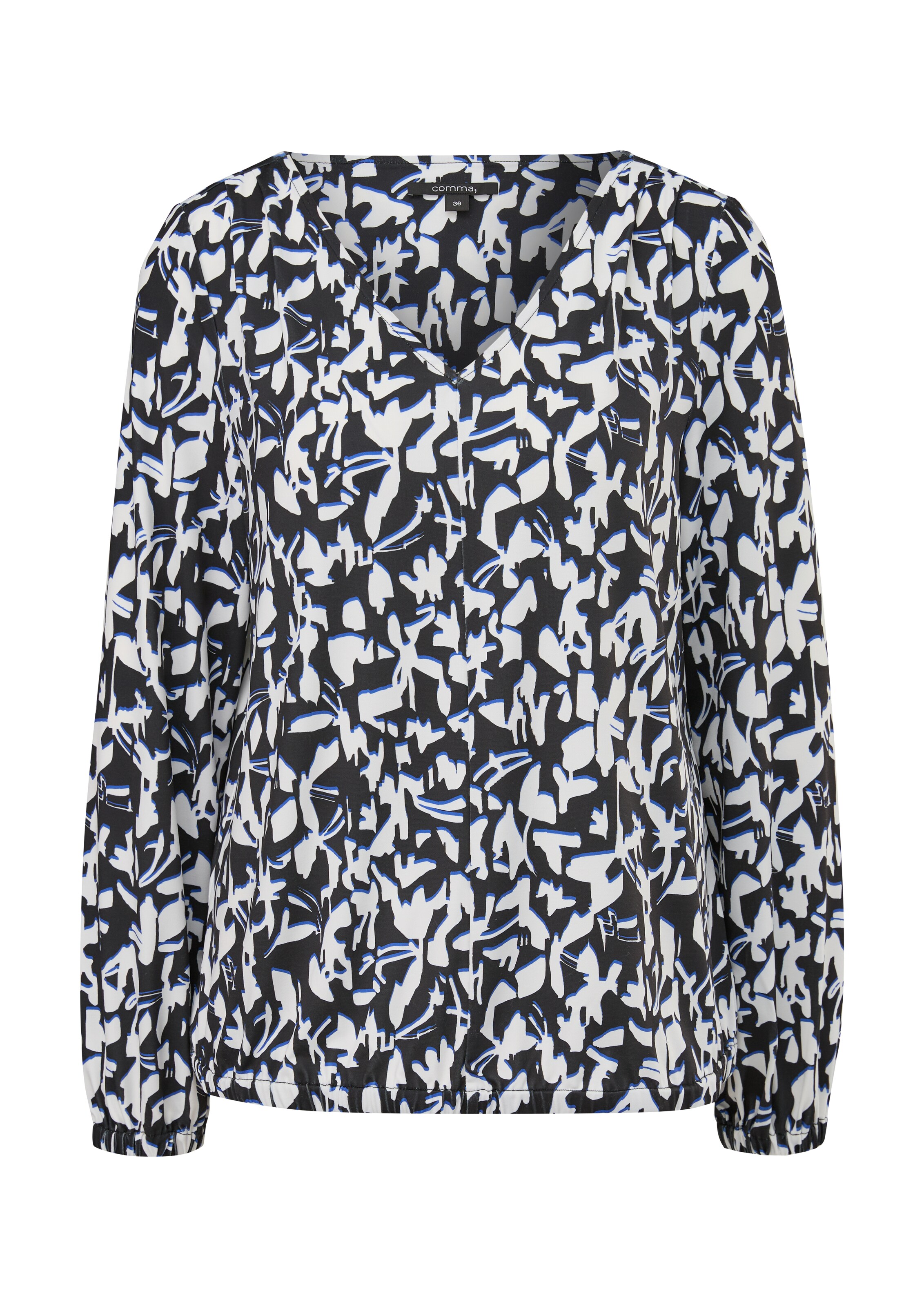 COMMA - Camisa em preto: frente