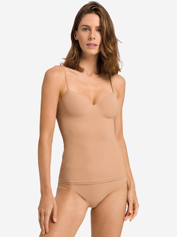 Hanro T-shirt BH 'Allure' in Beige