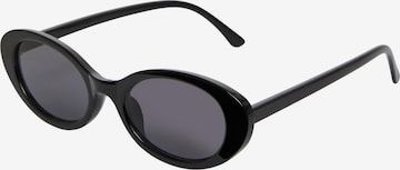 PIECES Okulary przeciwsłoneczne 'BELLE' w kolorze czarny: przód
