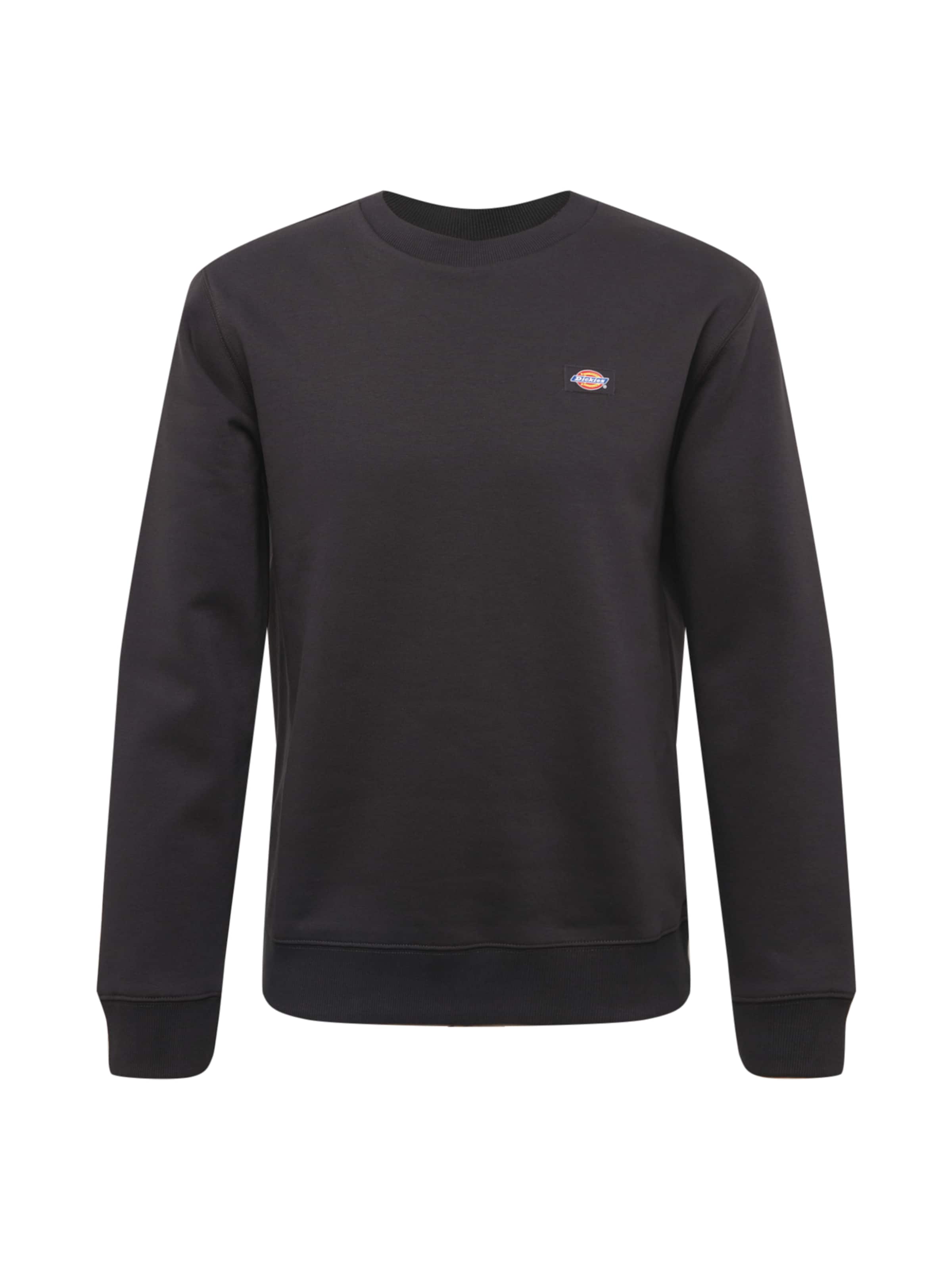 DICKIES Свитшот 'Oakport' в Черный: спереди