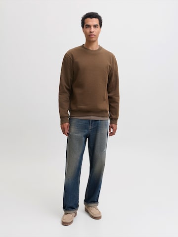 JACK & JONES Свитшот 'JJEBRADLEY' в Коричневый