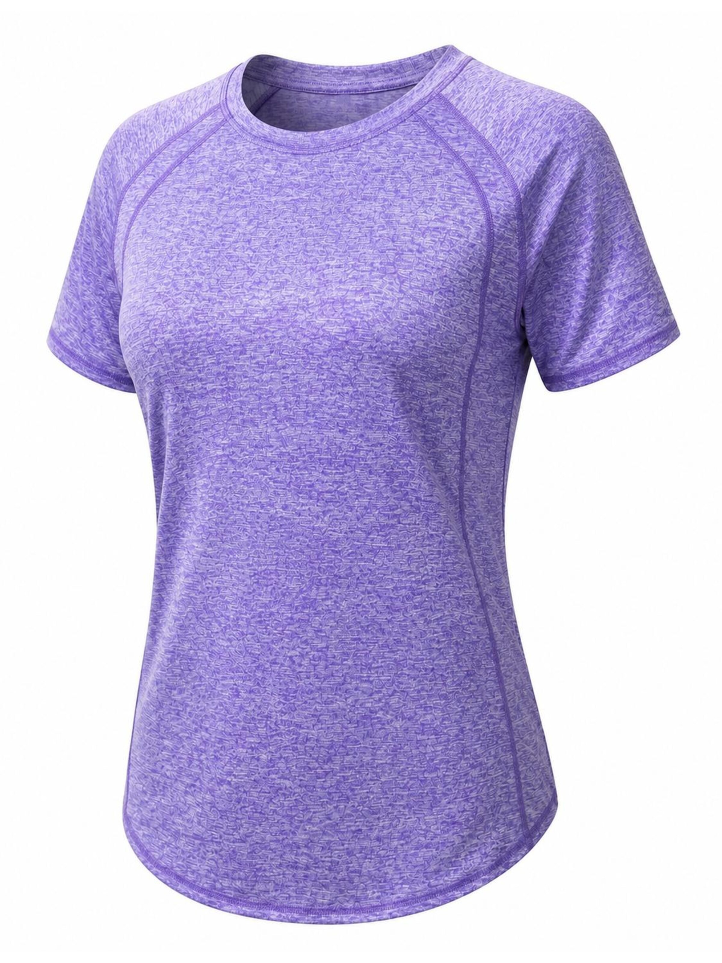 AOTTORI Sports Top in Purple: front