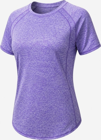 AOTTORI Sports Top in Purple: front