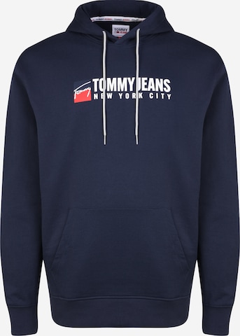 Tommy Jeans Plus Tréning póló - kék: elől