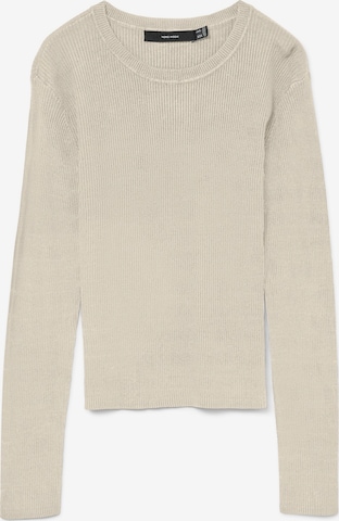 Pull-over 'VMGIZELLE' VERO MODA en beige : devant