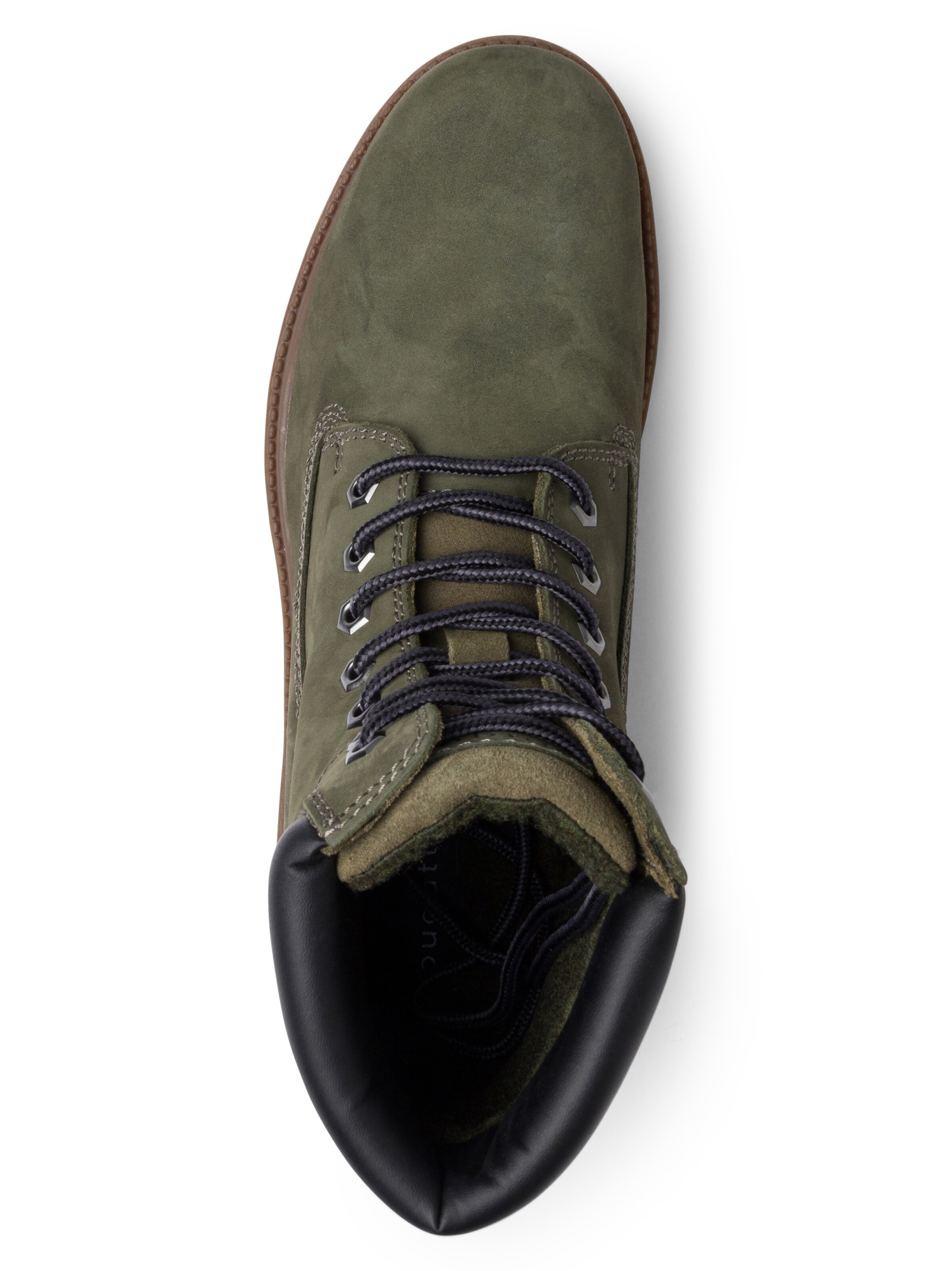 Boots stringati 'Poleman' di bugatti in verde