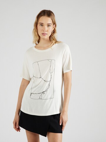 ESPRIT T-shirt i vit: framsida