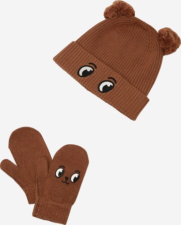 Lindex Beanie in Brown: front