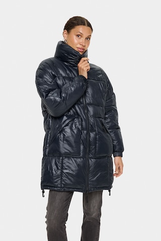 SAINT TROPEZ Winter coat 'Florine ' in Black: front