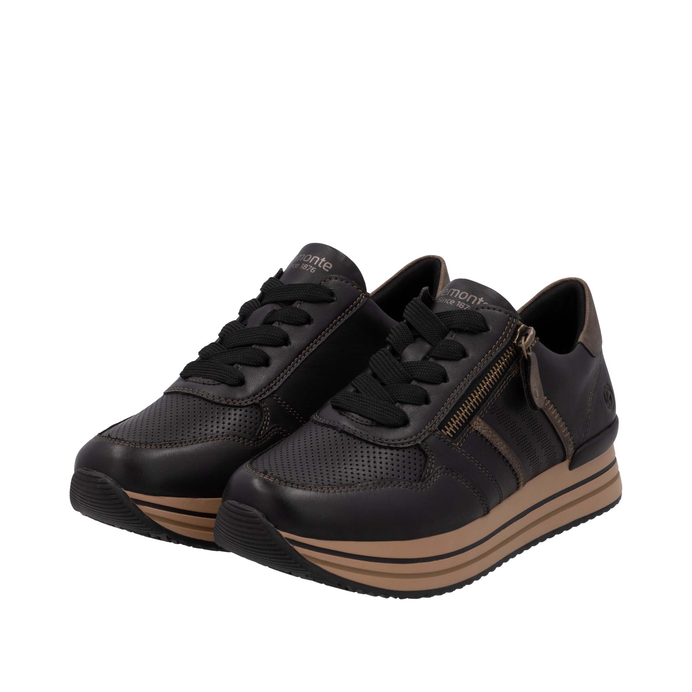 Baskets basses REMONTE en noir