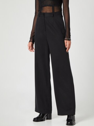 Guido Maria Kretschmer Women - Pierna ancha Pantalón 'Kathe' en negro: frente