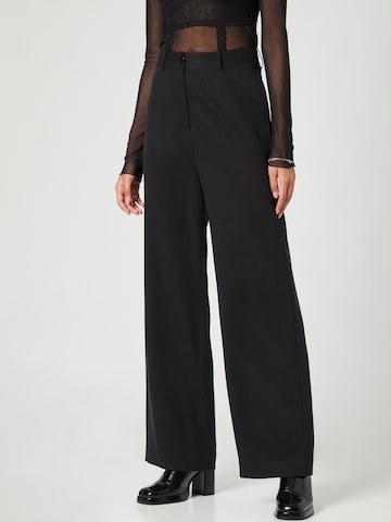 Guido Maria Kretschmer Women - Pierna ancha Pantalón 'Kathe' en negro: frente