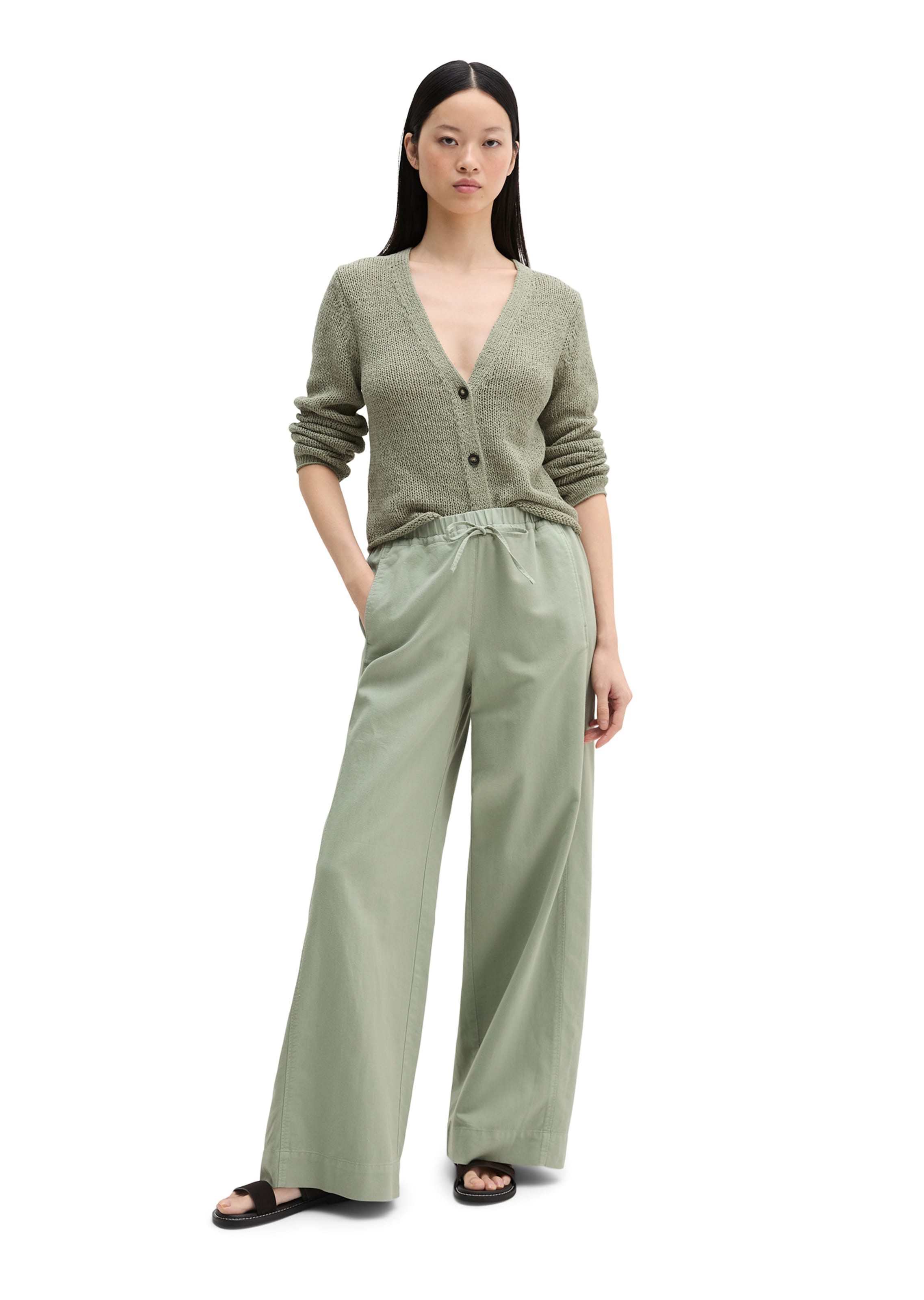 Marc O'Polo Strickjacke in Grün