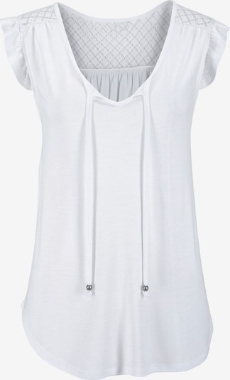 BUFFALO T-shirt en blanc, Vue avec produit