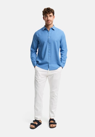 INDICODE JEANS Regular fit Business shirt ' Ceppo ' in Blue