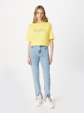 UNITED COLORS OF BENETTON T-Shirt in Gelb