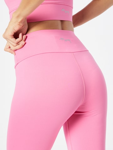 Hey Honey Skinny Workout Pants 'Carnation' in Pink