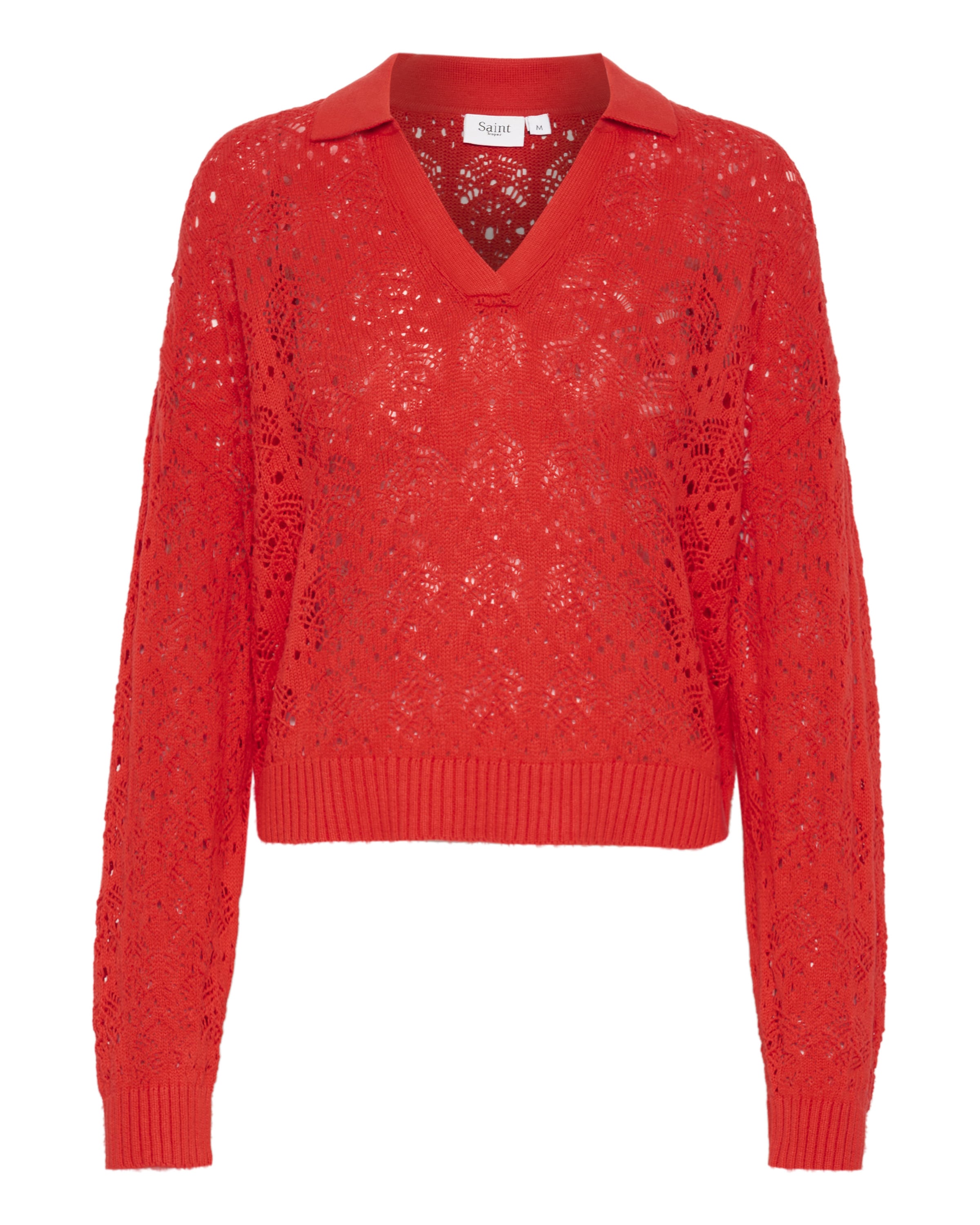 SAINT TROPEZ Pullover 'Juna' in Rot: Vorderseite