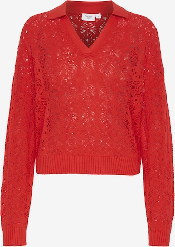 SAINT TROPEZ Pullover 'Juna' in Rot: Vorderseite