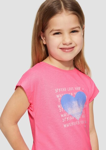T-Shirt s.Oliver en rose