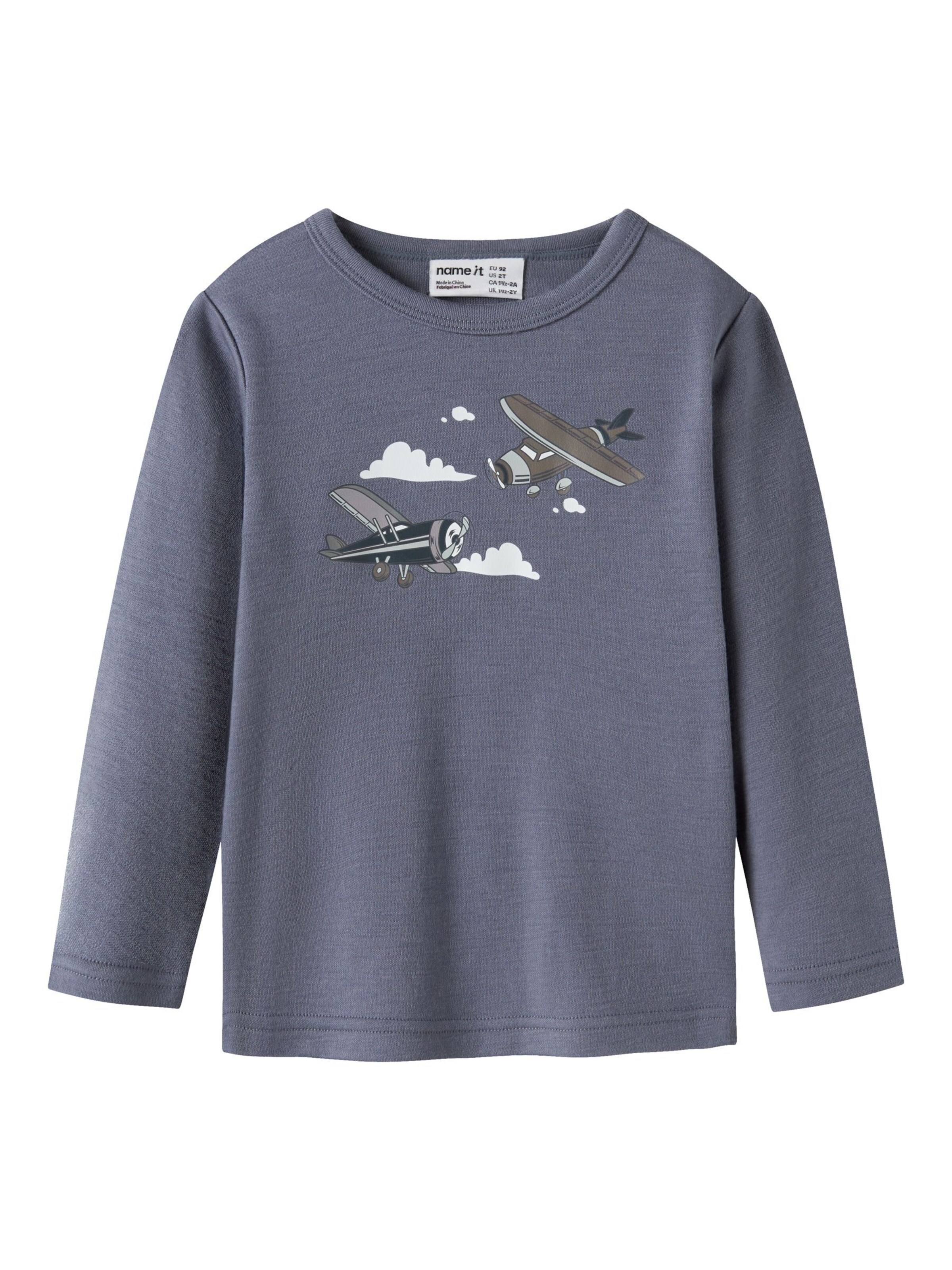 T-Shirt NAME IT en gris : devant
