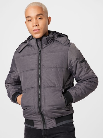 BLEND Between-season jacket in Grey: front