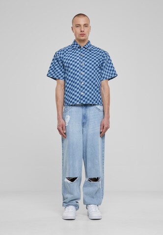 Urban Classics - Ajuste confortable Camisa en azul