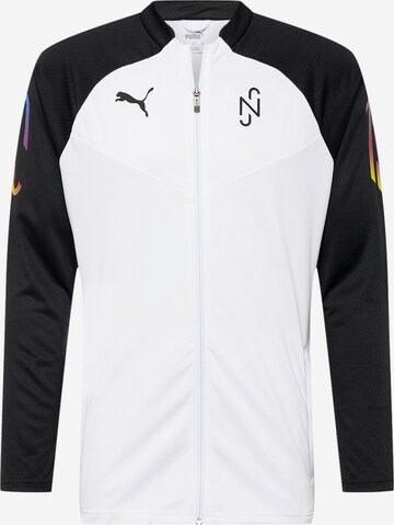 PUMA Athletic Jacket 'Neymar' in White: front