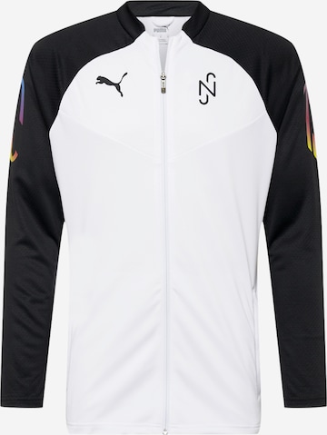 PUMA Athletic Jacket 'Neymar' in White: front