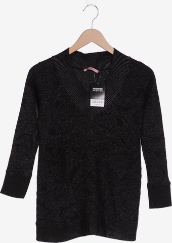 Tandem Sweater & Cardigan in XS in Black: front