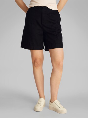 Calvin Klein Jeans Loose fit Trousers in Black: front