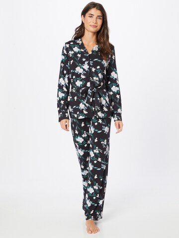 SCHIESSER Pyjama in Zwart: voorkant