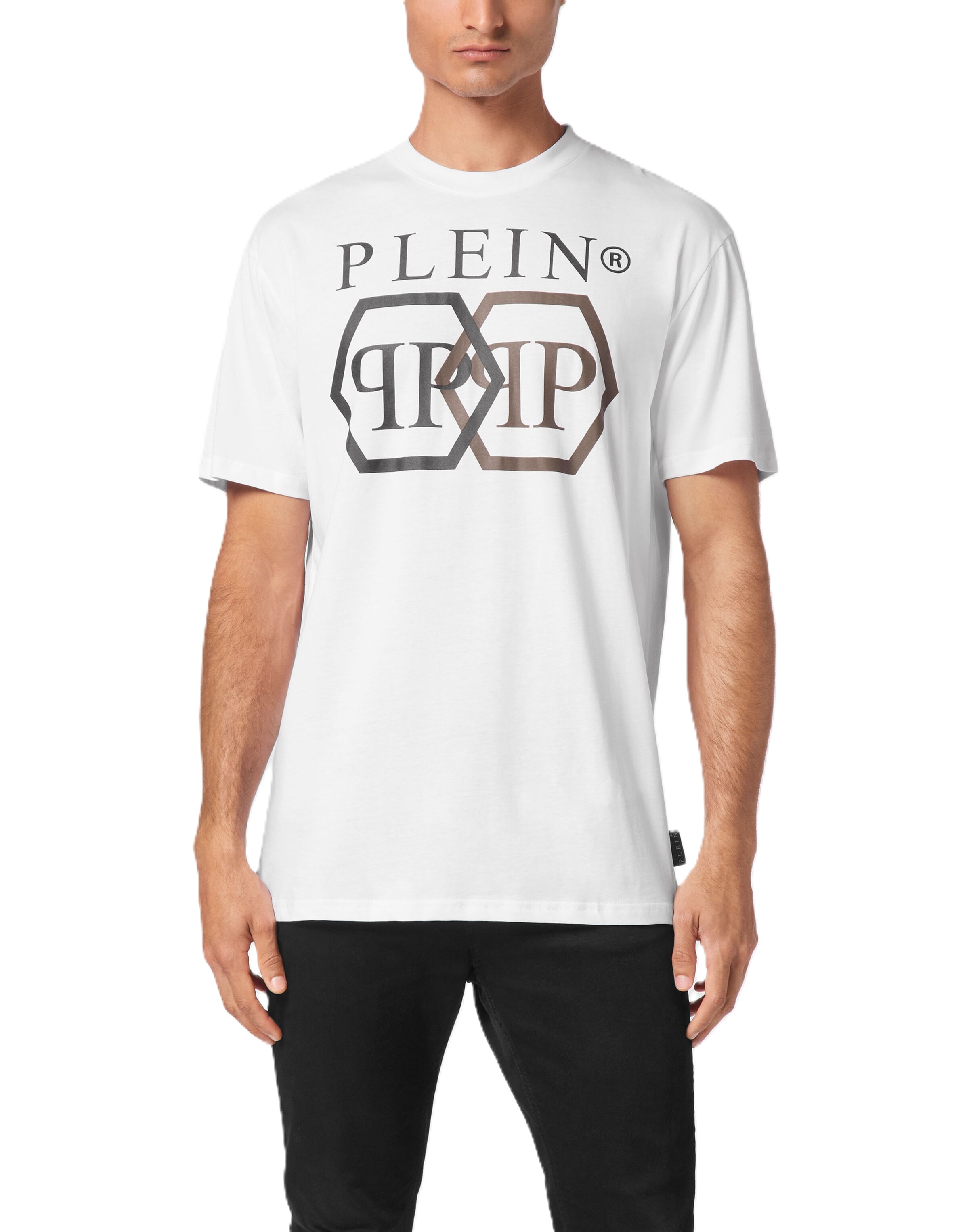 Maglietta di Philipp Plein in bianco: frontale