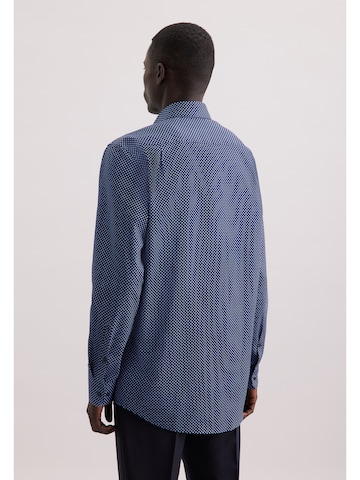 Fit confort Chemise business 'Schwarze Rose' SEIDENSTICKER en bleu