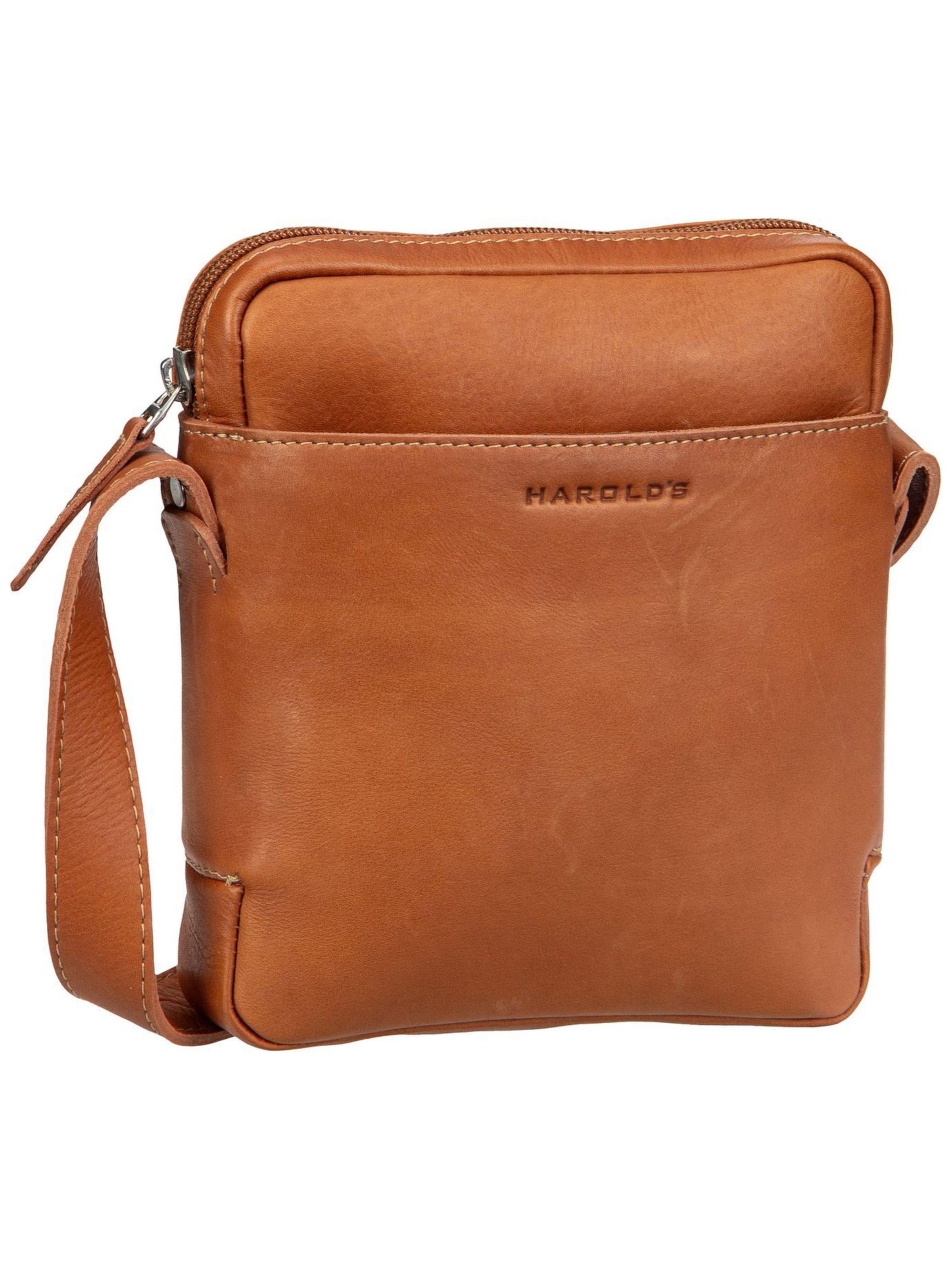 Harold's Umhängetasche in Braun: Vorderseite