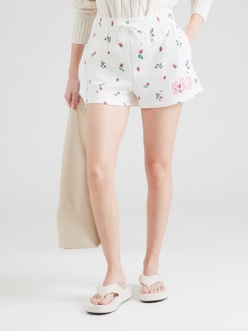Loosefit Pantaloni 'HERITAGE' di GAP in bianco: frontale