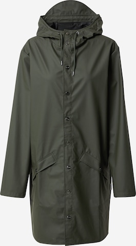 RAINS Přechodný kabát – zelená: přední strana