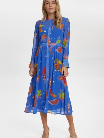 Robe ' NUKYNDALL ' NÜMPH en bleu : devant