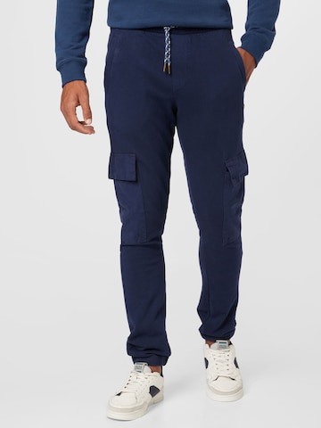 BLEND Cargo Pants in Blue: front