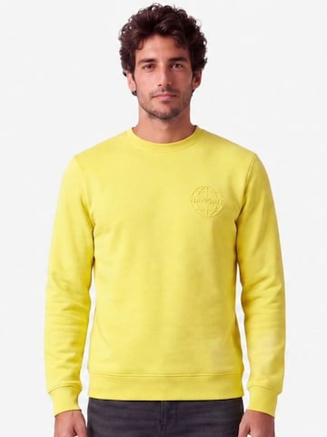 BLEND Pullover 'BHFAVIAN SWEATSHIRT' in Gelb: Vorderseite